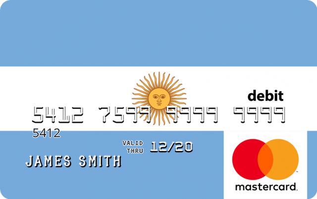 Argentina Design CARD.com Prepaid Mastercard® | CARD.com