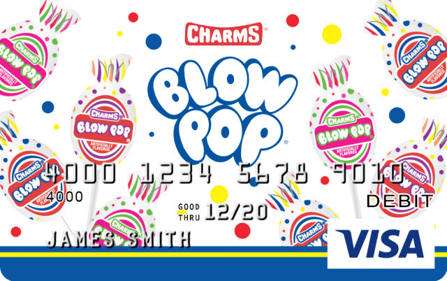 Blow Pop Design CARD.com Visa® Prepaid Card | CARD.com