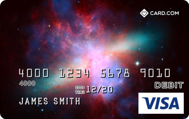 Galaxy Design Card.com Prepaid Visa® Card 