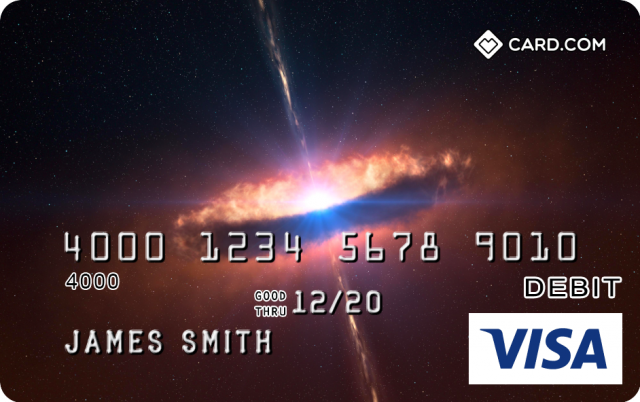 Galaxy Design CARD.com Prepaid Visa® Card | CARD.com