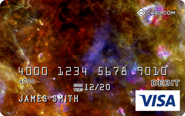 Galaxy Design CARD.com Prepaid Visa® Card | CARD.com