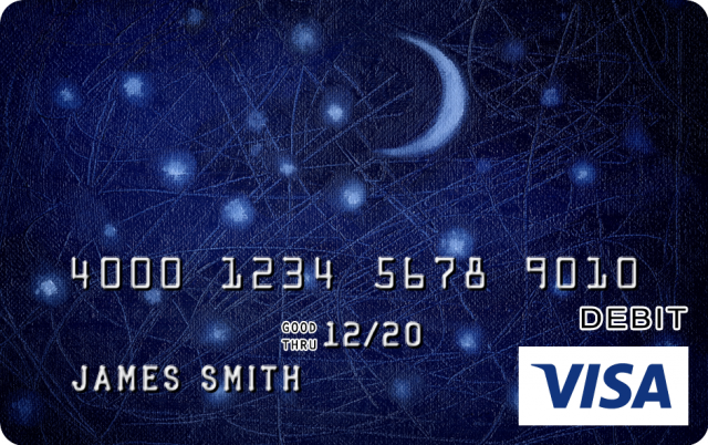 Night Sky Design CARD.com Prepaid Visa® Card | CARD.com