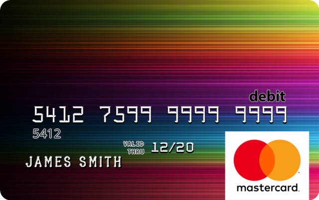 Rainbow Design CARD.com Prepaid Mastercard® | CARD.com