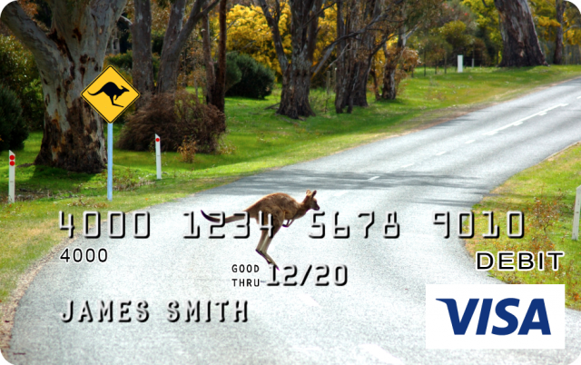 Travel Australia Design CARD.com Prepaid Visa® Card | CARD.com